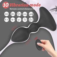 Ylove Stimulateur en silicone liquide, plug anal, plug anal rechargeable par USB, contrôle par application, masseur de prostate, jouet sexuel pour hommes, vente en gros usine