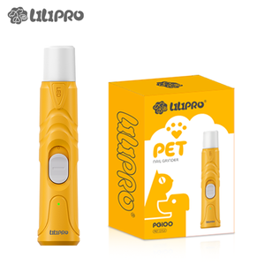 LILPRO PG100 gerinda kuku anjing tanpa kabel, pemotong kuku hewan peliharaan 2 kecepatan dapat diisi ulang USB dengan lampu Led - Product Image 1