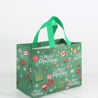 Sacs de Noël populaires 2026 en tissu non tissé pour cadeaux, fond renforcé, imperméables, recyclables, pour vêtements et chaussettes