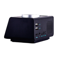 Digitale klokradio met dubbele alarmfunctie, dubbele USB-oplaadpoorten, 5 niveaus helderheidsdimmer voor kinderen