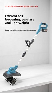 Mini <span class=keywords><strong>Motozappa</strong></span> Elettrica Portatile a Batteria 20V per Giardinaggio e Coltivazione del Terreno - Product Image 5