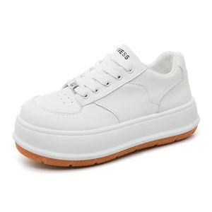 Chaussures pour femmes fabriquées en Chine, tendance mode, chaussures plateforme, chaussures blanches classiques respirantes - Product Image 1