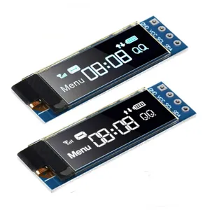 0,91 Zoll OLED-Display-Modul IIC SSD1306 128×32 OLED Bildschirm Treiber DC 3,3 V~5 V für Arduiuo ESP32 AVR PIC STM32 für Resbery Pi