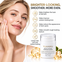 Crème éclaircissante pour le visage en marque blanche OEM/ODM avec Niacinamide, Acide Tranexamique, Alpha-Arbutine, Céramides et Vitamine C pour les peaux inégales
