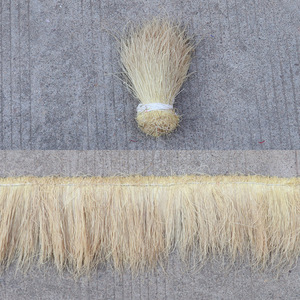 Plumas de fixation de mouches naturels blanchis teints 6-8 pouces plume de paon herl enfilées pour plume de pêche - Product Image 4