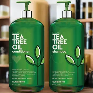 Großhandel natürliches Haar wachsen Shampoo Haarausfall Bio Ingwer Minze Teebaumöl Shampoo Haarwuchs öl Shampoo für Männer und Frauen