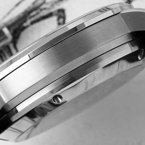 Montre de luxe pour homme, entièrement automatique, en acier inoxydable, avec design personnalisé haut de gamme, bracelet en acrylique, cadran en verre enduit, boîtier - Product Image 6