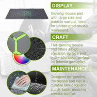 Tapis de souris gaming XXL, grand tapis de bureau antidérapant avec base en caoutchouc, protection étendue pour bureau à domicile, 31,5''x11,8'', en stock
