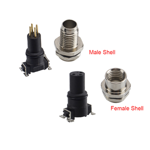 A B D mã x Loại liên hệ 2 3 4 5 6 8Pin ổ cắm reflow nam nữ M8 SMD ổ cắm - Product Image 3