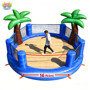 AirFunPro <span class=keywords><strong>Isla</strong></span> Inflable de PVC para Niños, <span class=keywords><strong>Castillo</strong></span> Interactivo Portátil para Interiores y Exteriores, Parque de Diversiones Inflable de PVC - Product Image 3