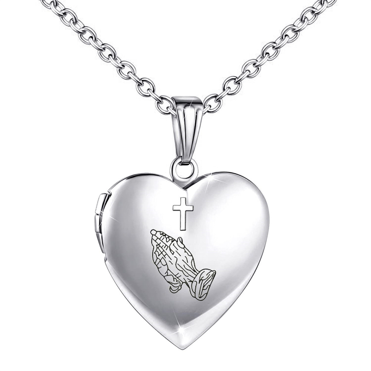 2-Cross locket necklace