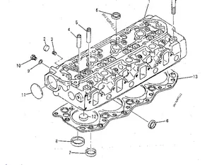 ZYLINDER KOPF 1639254 CAT312 312B; 312B L; 315B