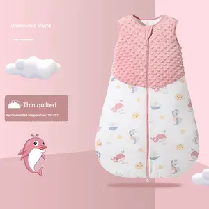 Automne hiver coton respirant bébé portable sac de couchage fermeture éclair Super doux léger sac de couchage sac vêtements pour garçons filles - Product Image 5