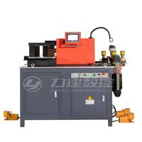 Pas cher 3 en 1 alimentation électrique en laiton feuille coupe pliage poinçonnage CNC hydraulique cuivre aluminium barre omnibus processeur Machine