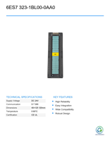 Controlador de Programación PLC de Automatización Industrial Usado S-m 6ES7 323-1BL00-0AA0 para Sistemas de Control Industrial