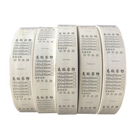 Rubans en tissu taffetas de nylon pour étiquettes d'entretien, vente en gros de l'usine de Guangzhou