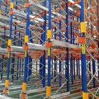Sistema de Almacenamiento de Palés Inteligente para Almacenes de Carga Pesada con Sistema de Racks de Alta Utilización del Espacio
