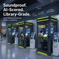 Paviliun Stasiun Pemutaran Audio Bilik Kedap Suara |   Konsentrasi Belajar Rekitalasi Klasik |   Kios Bacaan Perpustakaan Pintar
