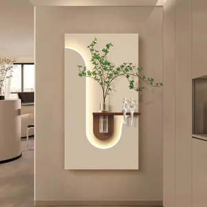 Luxuriöse 3D-Kunst Sandstein künstliche Baum LED-Lichter Wand dekoration für Home Hotels Pop <span class=keywords><strong>Art</strong></span> Stillleben Schneiden Interieur für - Product Image 3