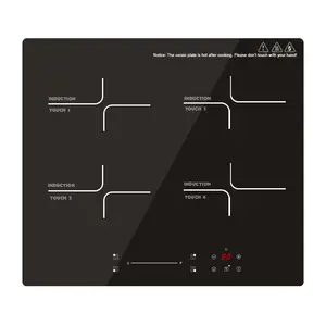 Elektrisch Fornuis Vier Branders Warmhoudplaat 7000W Krachtige Inductie Stover Inductiekookplaat Infrarood Kookplaat