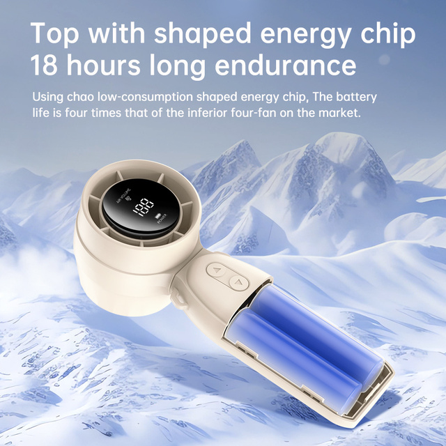 4000mAh Portable USB/Electric/Battery Powered Wearable Outdoor Foldable Bladeless Neck Fan with Light Custom Logo for Cooling