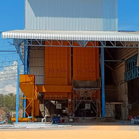Brûleur à Diesel à Débit Continu 25 Tonnes Par Jour Sécheur de Riz Paddy Maïs Grain