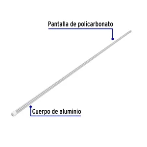 Master con 24 unità T8 LED tubo 36 W Fa8 base schermo in policarbonato, Volteck