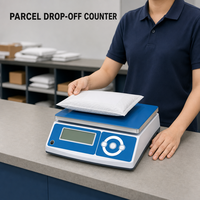 Balance numérique à écran LCD 30 kg avec connexion USB, exportation des données de poids vers un logiciel PC pour la gestion des commandes en ligne