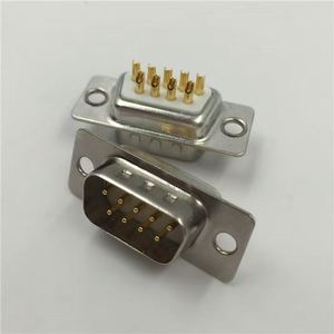Conector Hembra D-SUB 2V2 de Alta Potencia, Ángulo Recto, Tipo DIP con 2 Pines para PCB - Product Image 2