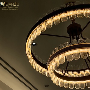 K9 Crystal Block Tallado Rayas <span class=keywords><strong>Techo</strong></span> Araña Cuerpo <span class=keywords><strong>de</strong></span> acero inoxidable Estilo <span class=keywords><strong>de</strong></span> lujo para aplicación <span class=keywords><strong>de</strong></span> hotel - Product Image 2