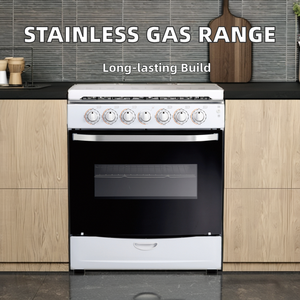Đầy đủ thép không gỉ điện miễn phí đứng bếp <span class=keywords><strong>gas</strong></span> phạm vi với lò nướng đối lưu tự động chức năng đánh lửa và vật liệu thủy tinh - Product Image 5