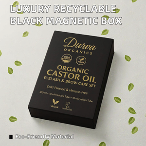 Caja de Cartón Rígido Negra de Lujo, Reciclable y Biodegradable, con Forro de Esponja EVA, en Forma de Libro, para Empaque de Marcos de <span class=keywords><strong>Fotos</strong></span> - Product Image 2