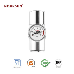 CO2 Điều chỉnh Mini keg điều chỉnh với <span class=keywords><strong>3</strong></span>/8 "chủ đề adapter, 0.07 xách tay bia keg sạc điều chỉnh cho kegerator - Product Image 2