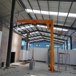 เครนจิ๊บโครงสร้างเหล็กได้รับการรับรองมาตรฐาน CE พร้อมราคาดี หมุนได้ 360 องศา ใช้งานได้อย่างยืดหยุ่น ประหยัดพื้นที่และแรงกระแทก - Product Image 2