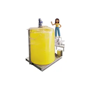 IEPP disposal PLC chemical agent inject dosing device pe tank dose machine polymer preparation wastewater treatment equipment