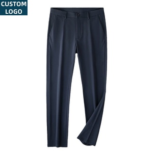 Quần âu nam <span class=keywords><strong>size</strong></span> lớn, không nhăn, lưng cao, không cần là, thích hợp cho công việc, đám cưới, mùa hè - Product Image 5