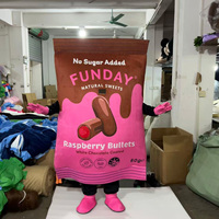Sacs à bonbons publicitaires mignons de haute qualité fabriqués sur mesure en usine, sculptures en mousse EVA, mascottes de marque, articles promotionnels
