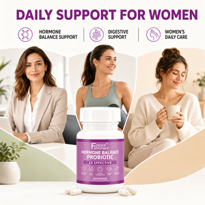 Probiotiques pour femmes Shecome Hormone Balance, fabriqués en usine GMP, favorisent la santé de la peau, l'immunité et l'équilibre hormonal, capsules de probiotiques. - Product Image 3