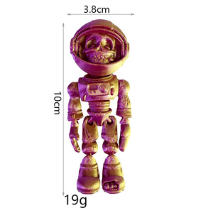 Giocattolo Astronauta Scheletro Stampato in 3D, Figura Articolata con Colori Sfumati, Modello da Collezione, Regalo Decorativo - Product Image 3