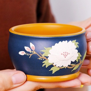Peony Cup <b>Gift</b> <b>Box</b> Porcelain Handmade Traditional Chinese Tea Cup <b>Large</b> Capacity With Flower Pattern For Presents - Product Image 3