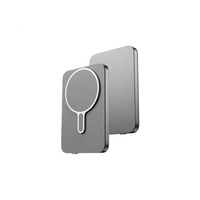 QSF 5000mAh 10000mAh Magnetic Wireless Power Bank PD20W Fast Charging Aluminum Slim LED Display for iPhone Compatible OEM