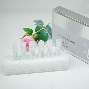 Poudre de sérum à la vitamine C à absorption rapide en 5 secondes, marque privée, avec acide hyaluronique, blanchissante, anti-âge, lifting du visage, crème en poudre VC, OEM - Product Image 5