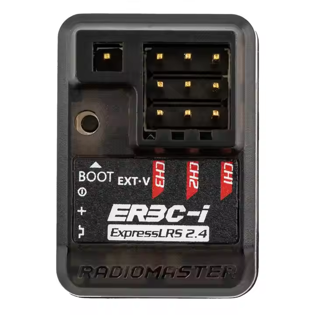 For RadioMaster ER3C-i ELRS PWM 3CH 5CH Plastic Receiver for RC Car Boat Models & Drones Accessories