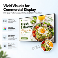 Affichage numérique mural pour intérieur, écran publicitaire LCD 43 49 55 65 pouces, écran tactile 4K, moniteur commercial Android 11 CMS