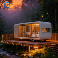 Modules d'habitation modulaires préfabriqués Apple Cabin à aménagement personnalisé 20FT/40FT, adaptés aux chambres et aux commerces