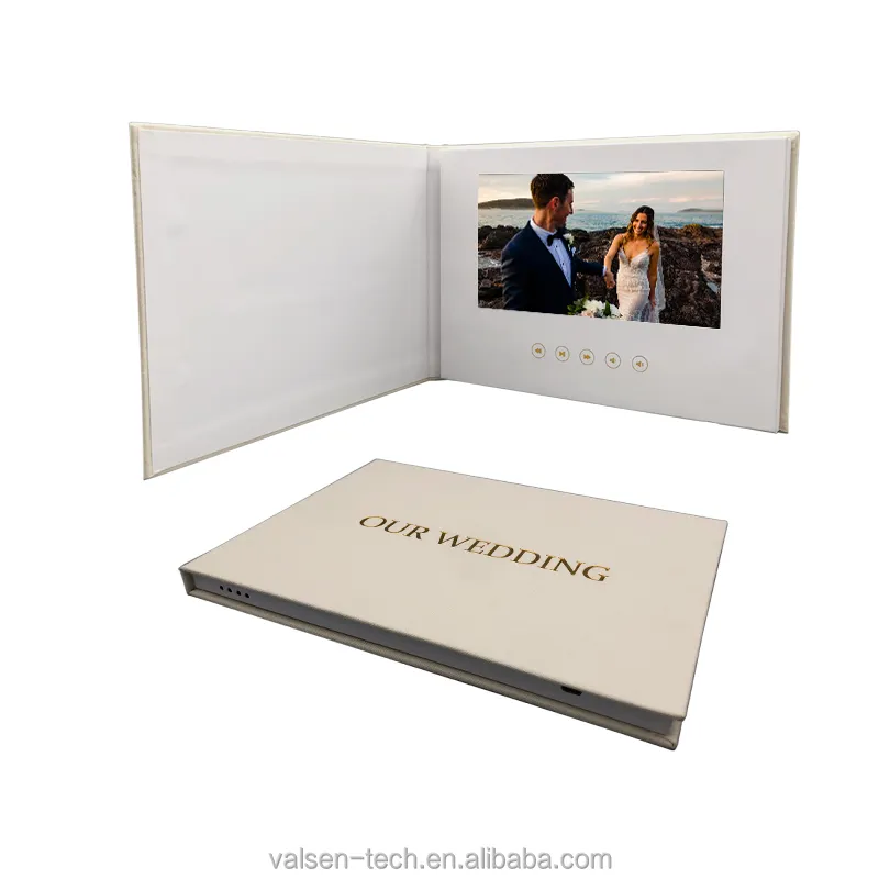 Düğün video broşürü 4.3 '5' 7'10' lcd ekran kitap albümü yıldönümü için