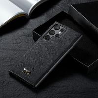 Vente chaude étui de luxe en cuir TPU pour étui de téléphone portable Samsung Galaxy S23 Ultra