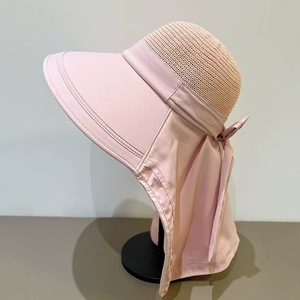 Chapeau de protection solaire à large bord avec protection du cou, respirant et pliable pour femmes, voyage en plein air, beige, noir, kaki, violet, rose - Product Image 4