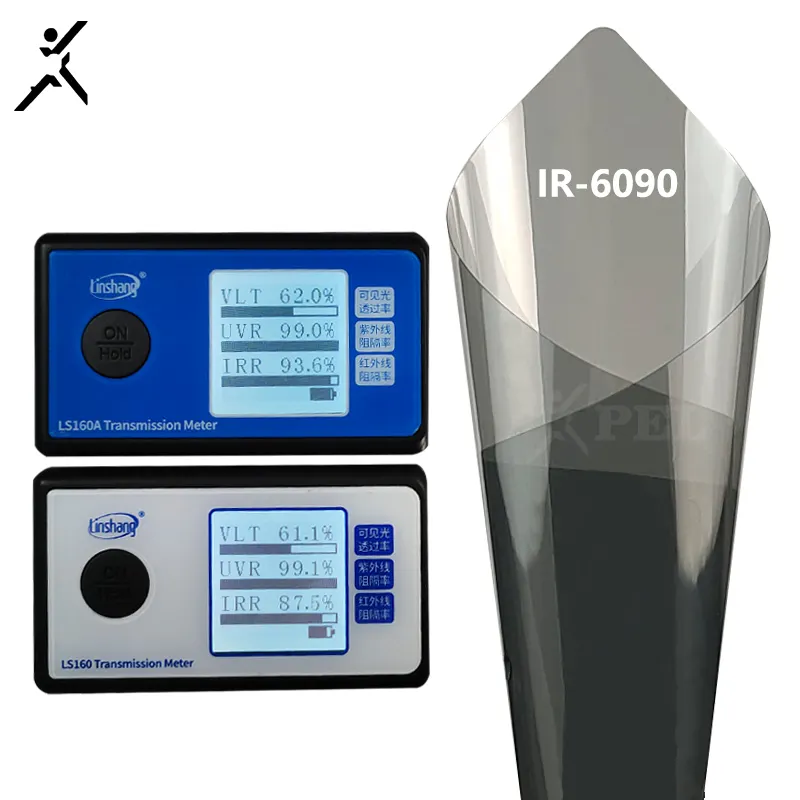 IR6090 1,52x30 м нано VLT60 % керамическая Тонировочная пленка для окон стекло нано керамика УФ-Блокировка Солнцезащитная пленка для автомобиля