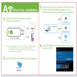 RTL8192FM Chip Wifi Dongle Tarjeta de red Adaptador inalámbrico USB Wifi 2,4G 300M para computadora PC <span class=keywords><strong>Windows</strong></span> <span class=keywords><strong>XP</strong></span>/11/10/8/8.1/7 - Product Image 5